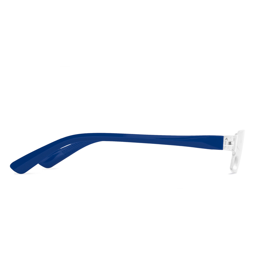 Lenskart READERS Transparent Navy Blue Rimless Rectangle Lenskart READERS VC E11335 Only for 4 Prefitted Powers right side