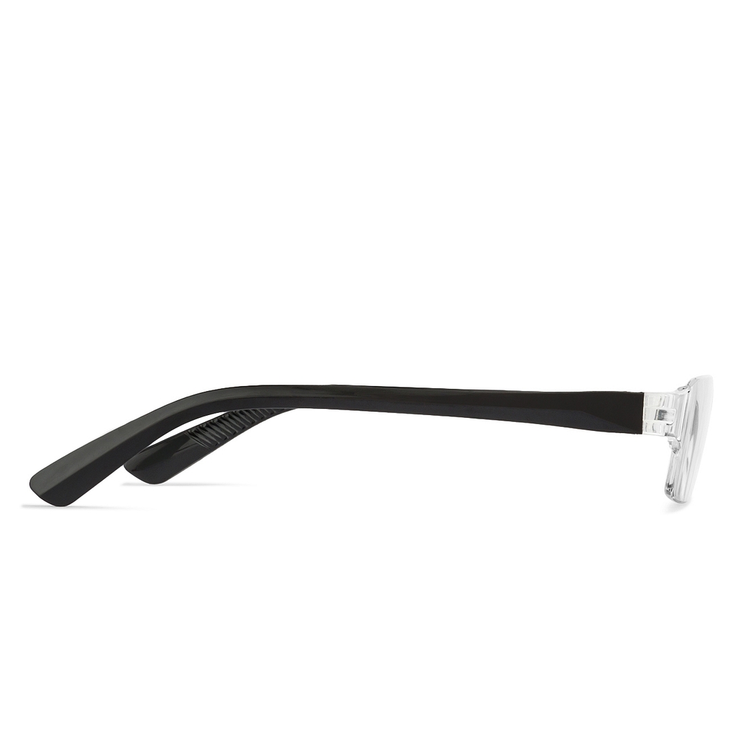 LENSKART BLU READERS Transparent Rimless Rectangle LENSKART BLU READERS VC E11335 Only for 3 5 Prefitted Powers left side