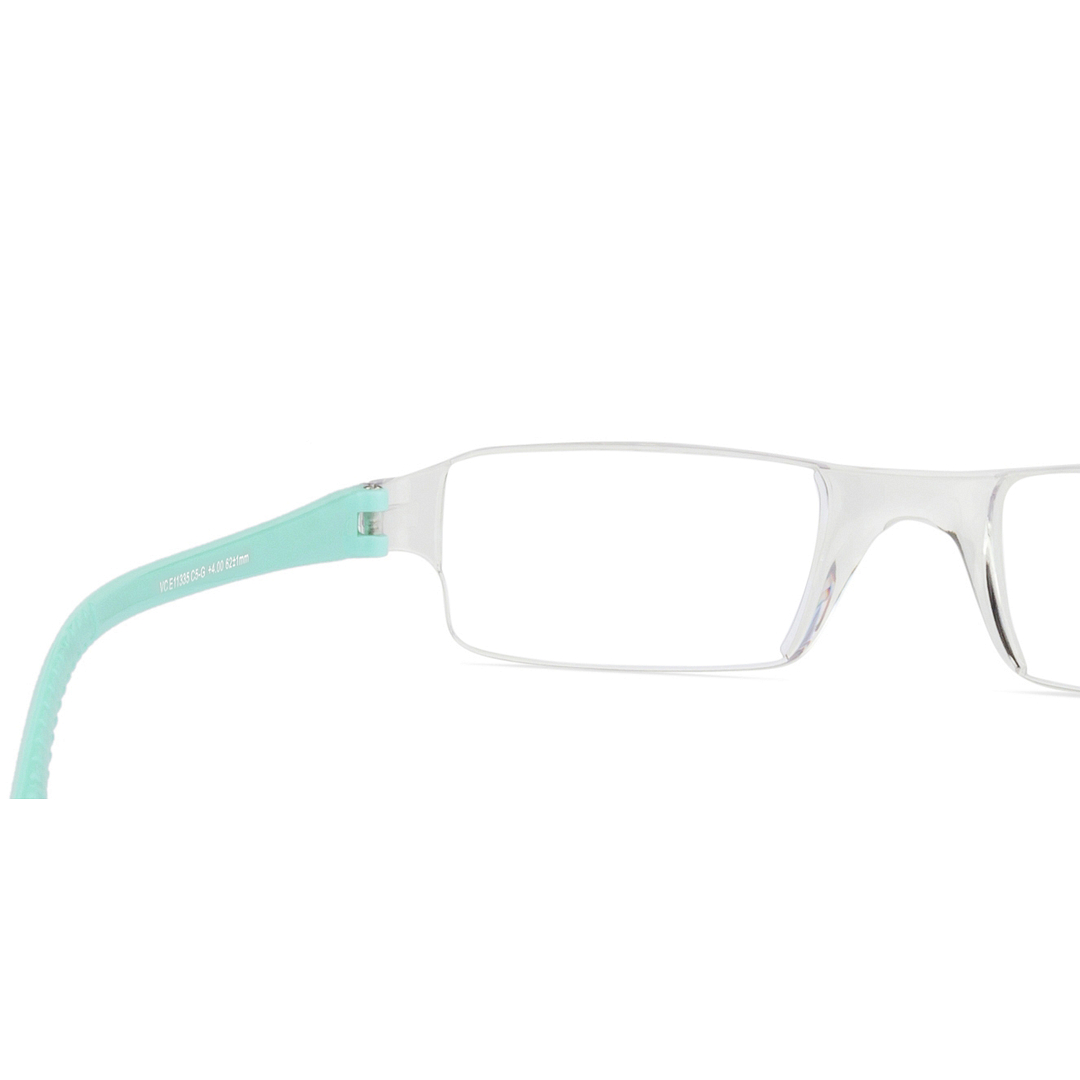 LENSKART BLU READERS Transparent Sky Blue Rimless Rectangle LENSKART BLU READERS VC E11335 Only for 4 Prefitted Powers right side