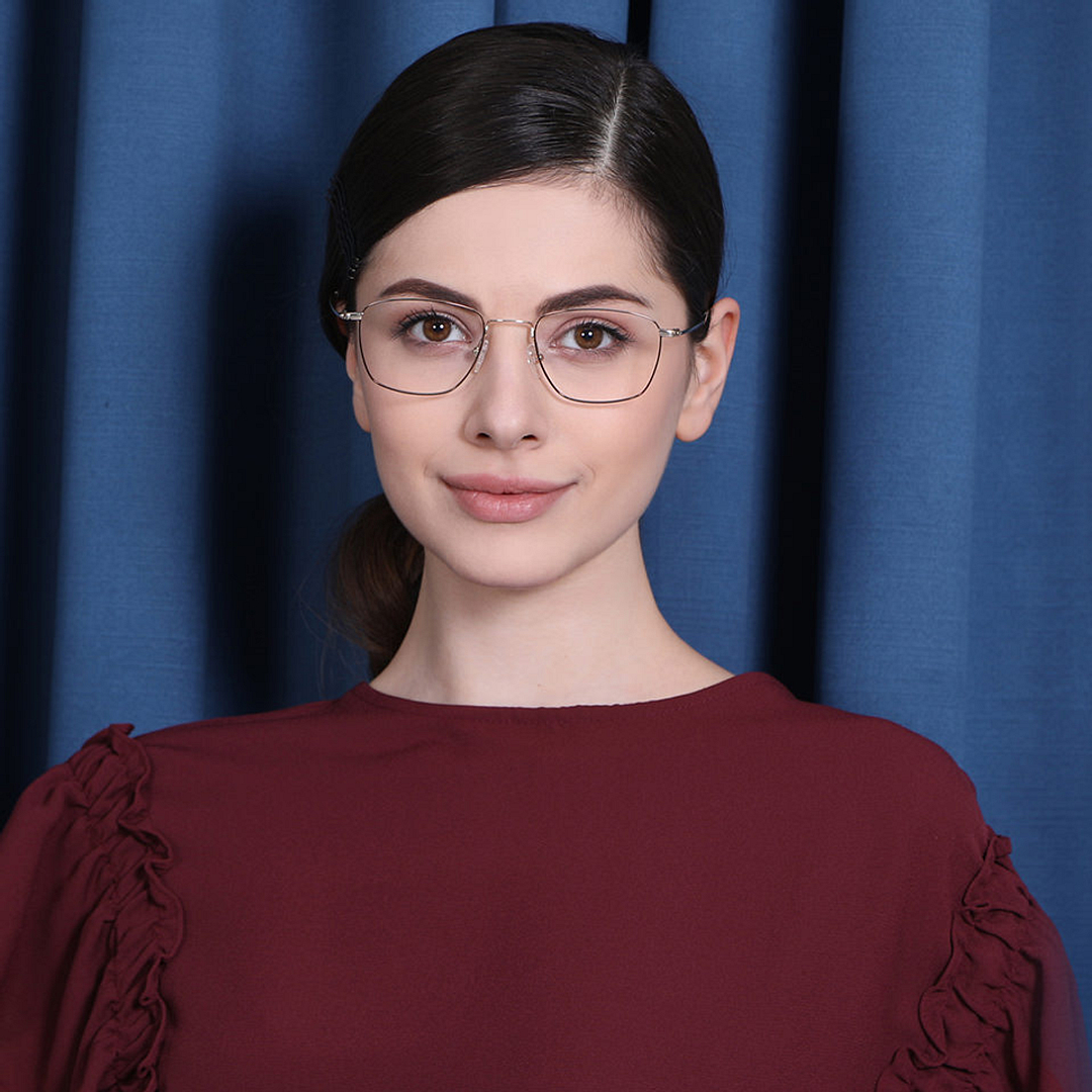 Vincent Chase Online Golden Brown Full Rim Geometric left side