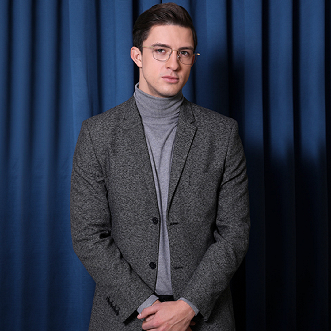 Vincent Chase Online Golden Brown Full Rim Geometric left side