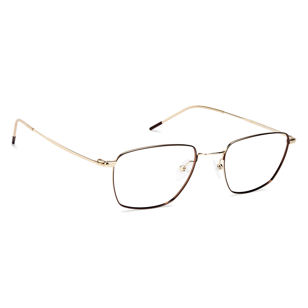 Vincent Chase Online Golden Brown Full Rim Geometric left side