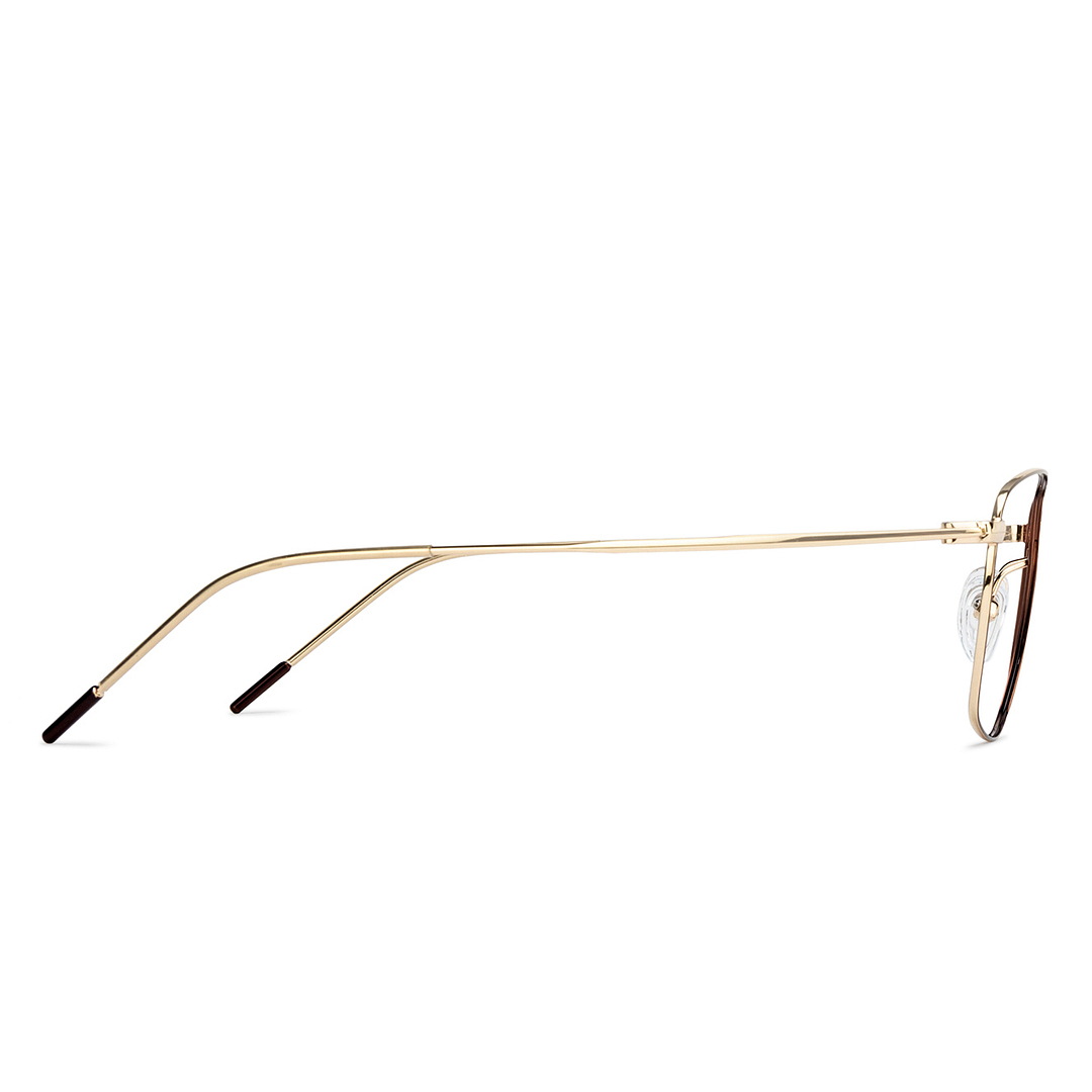 Vincent Chase Online Golden Brown Full Rim Geometric right side