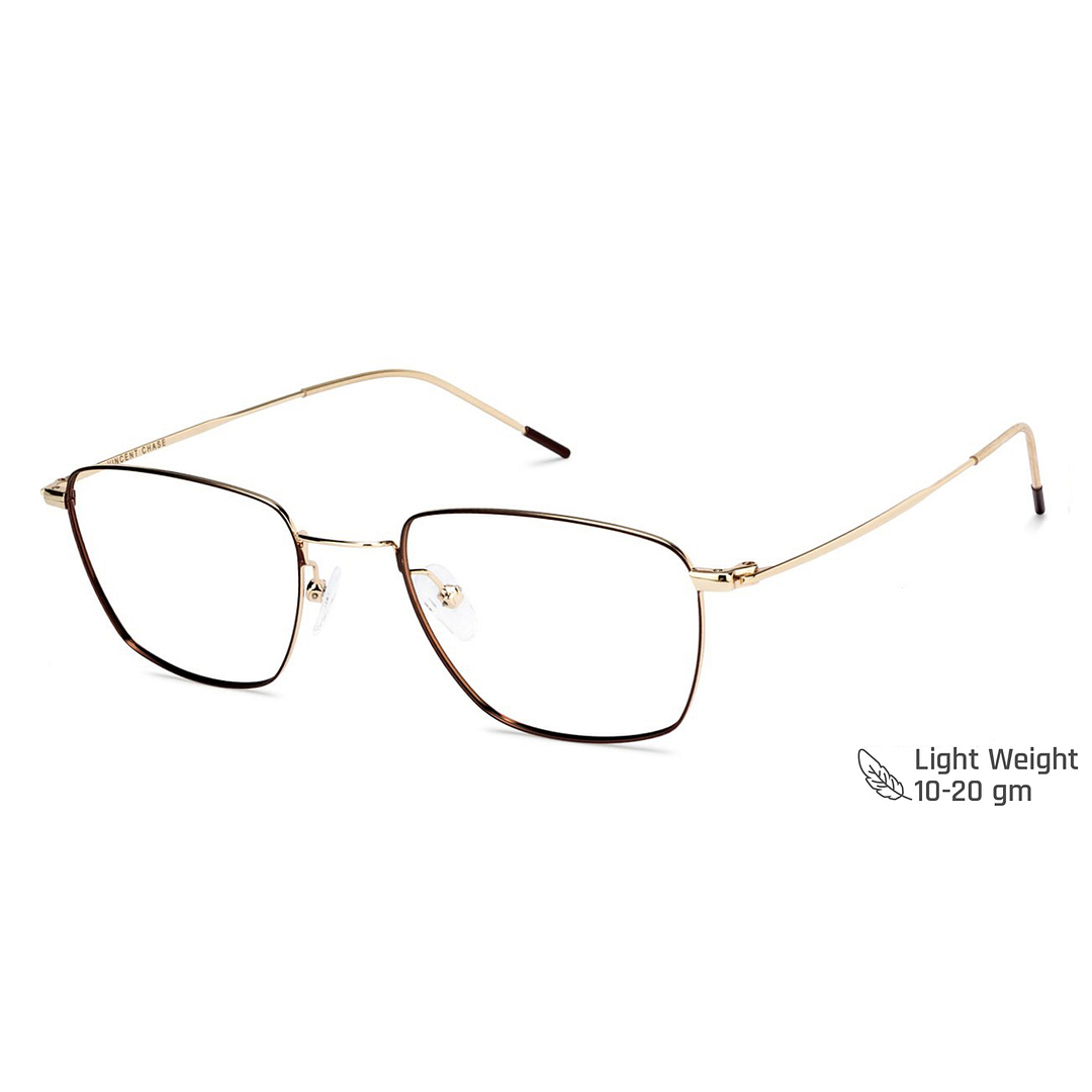 Vincent Chase Online Golden Brown Full Rim Geometric right side