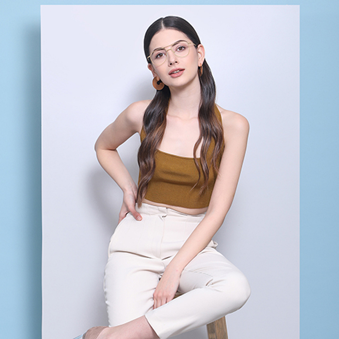 Vincent Chase Online Gold Full Rim Aviator right side