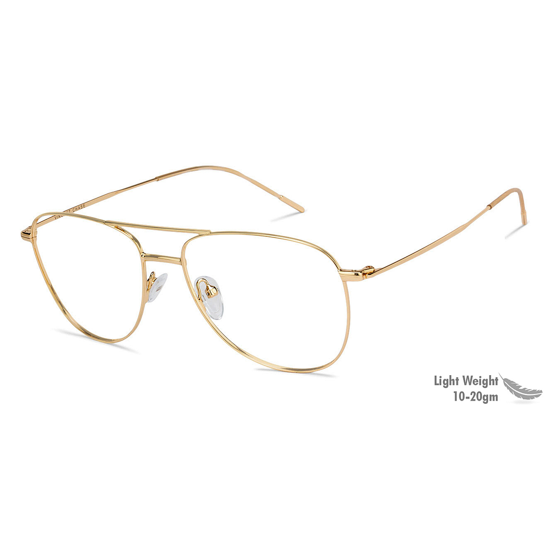 Vincent Chase Online Gold Full Rim Aviator right side