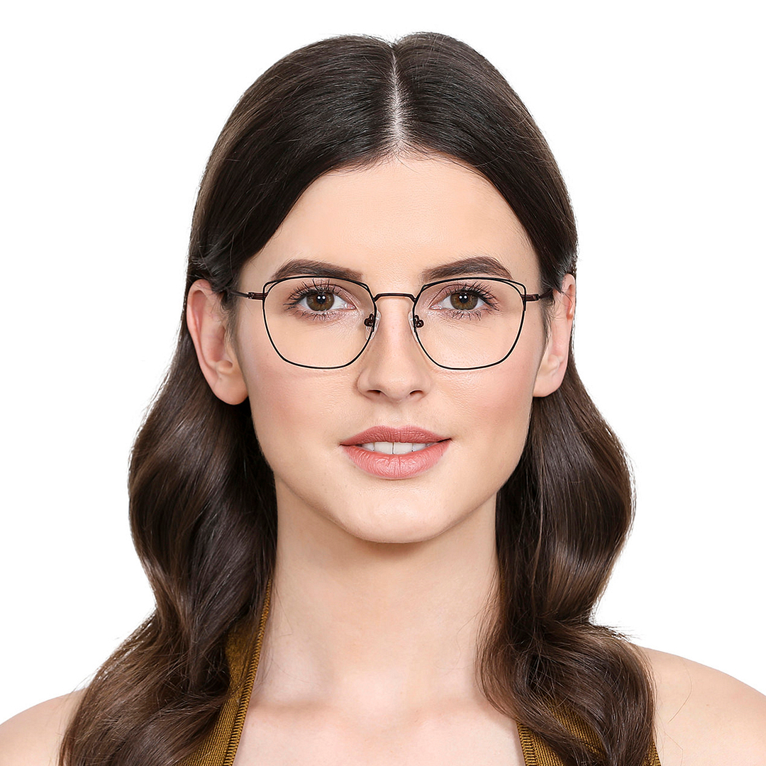 Vincent Chase Online Dark Brown Full Rim Square left side