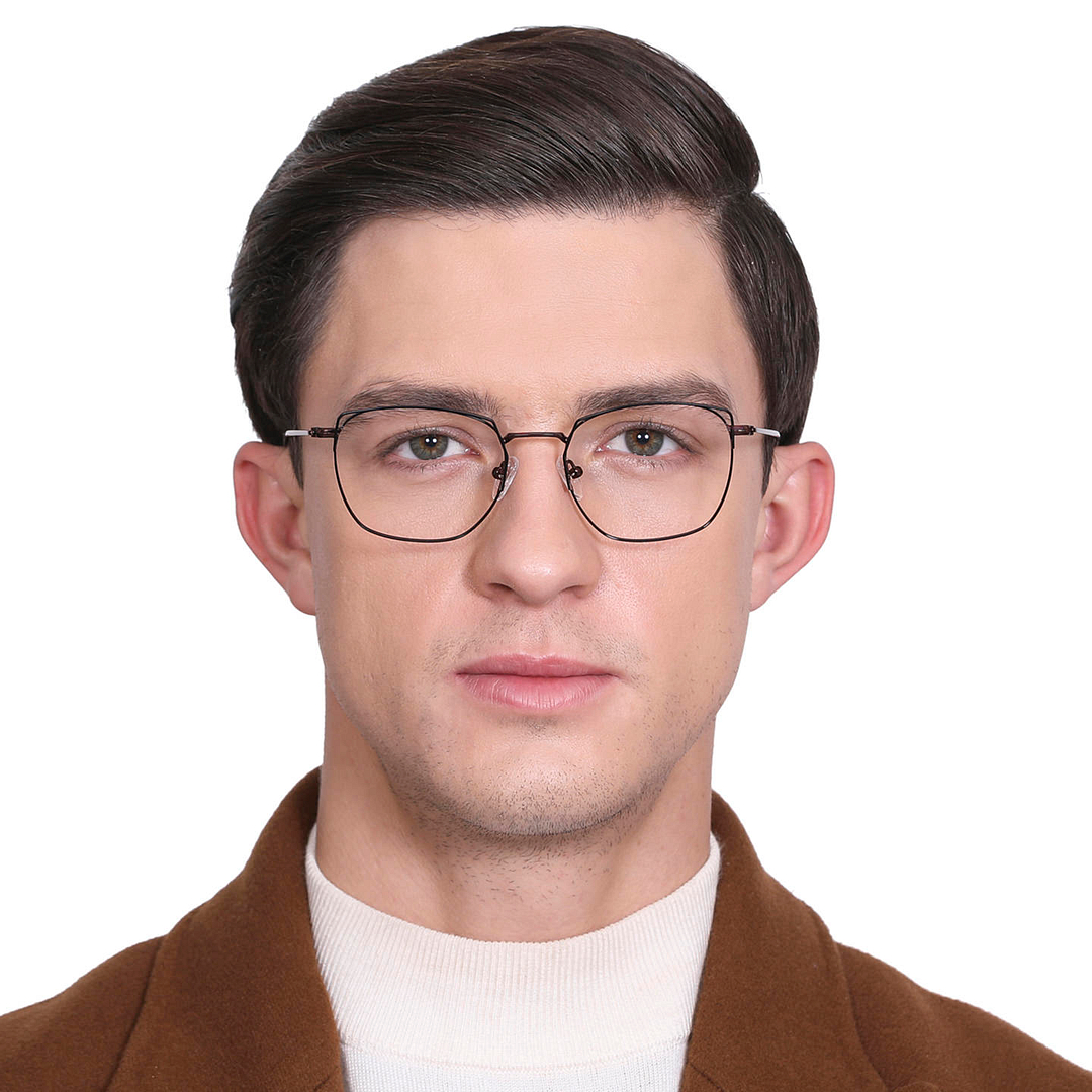 Vincent Chase Online Dark Brown Full Rim Square right side