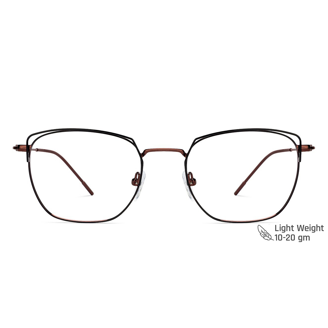 Vincent Chase Online Dark Brown Full Rim Square left side