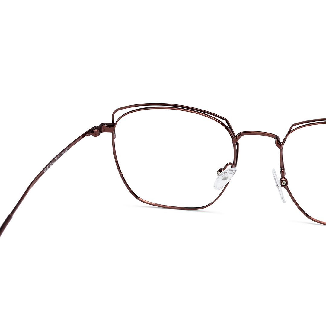 Vincent Chase Online Dark Brown Full Rim Square left side