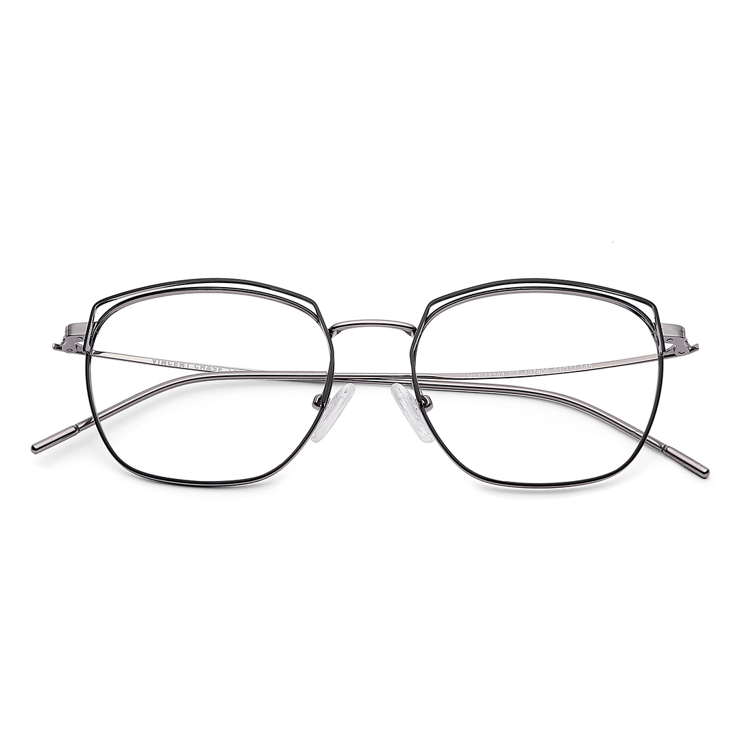 Vincent Chase Online Silver Full Rim Square left side