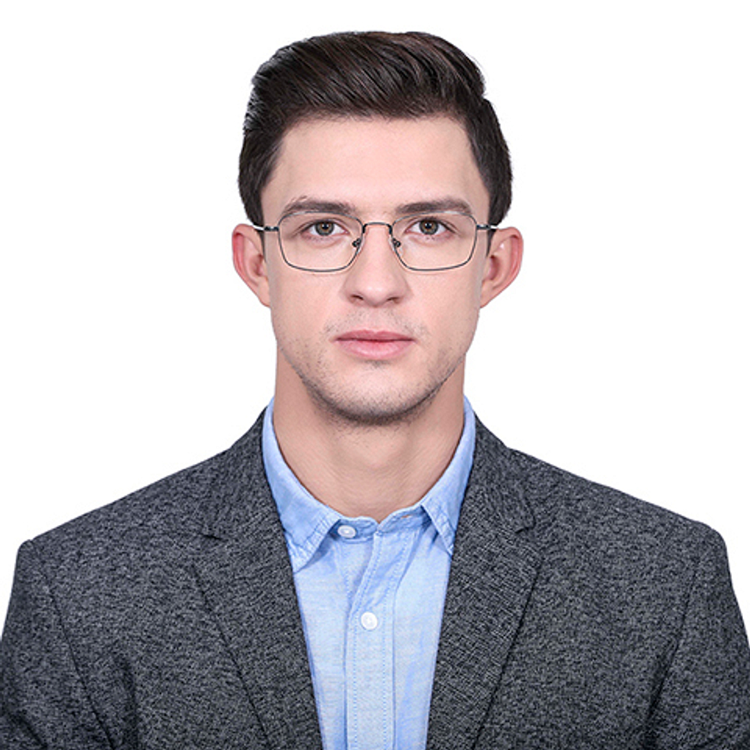 Vincent Chase Online Mid Gunmetal Full Rim Rectangle right side