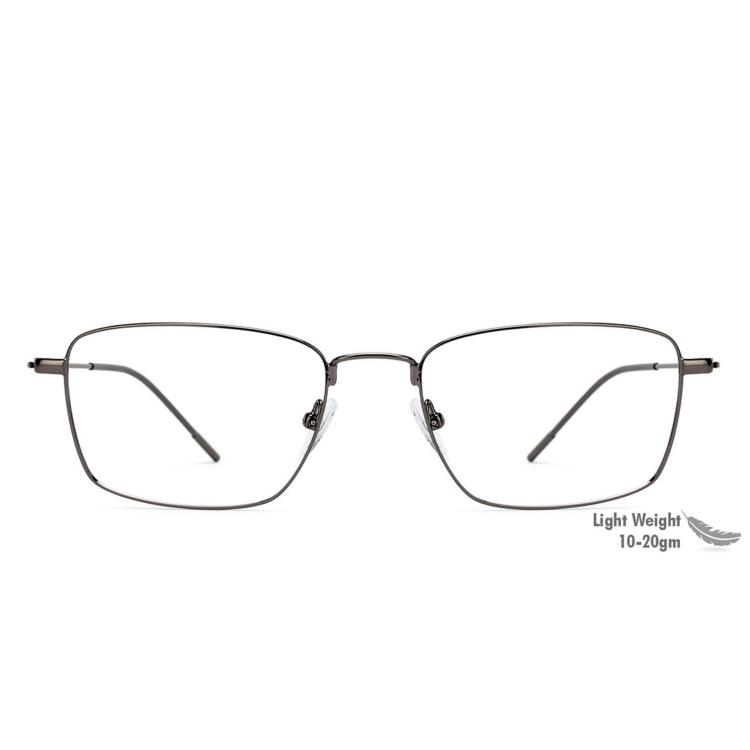 Vincent Chase Online Mid Gunmetal Full Rim Rectangle left side