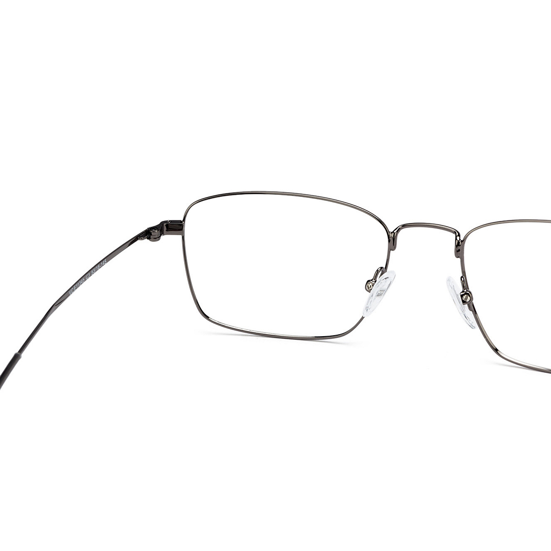 Vincent Chase Online Mid Gunmetal Full Rim Rectangle left side