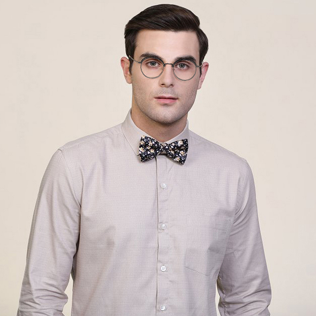 Vincent Chase Online Dark Gunmetal Full Rim Round left side