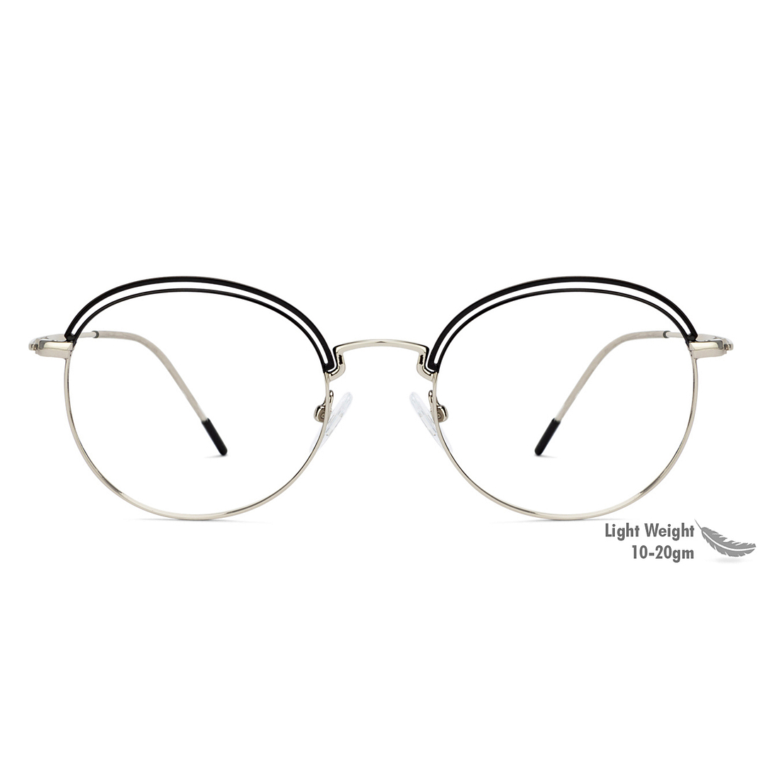 Vincent Chase Online Dark Gunmetal Full Rim Round left side