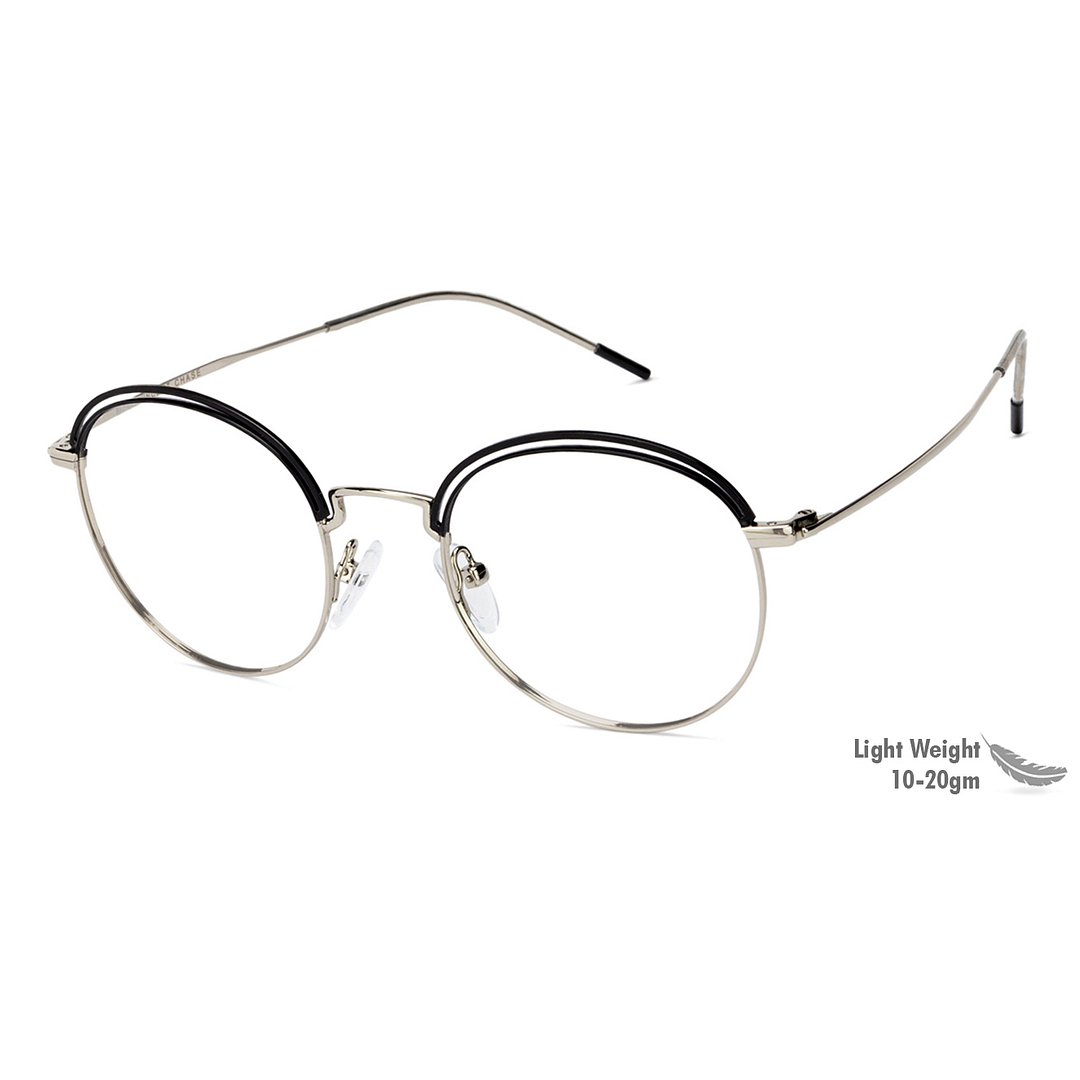 Vincent Chase Online Dark Gunmetal Full Rim Round right side