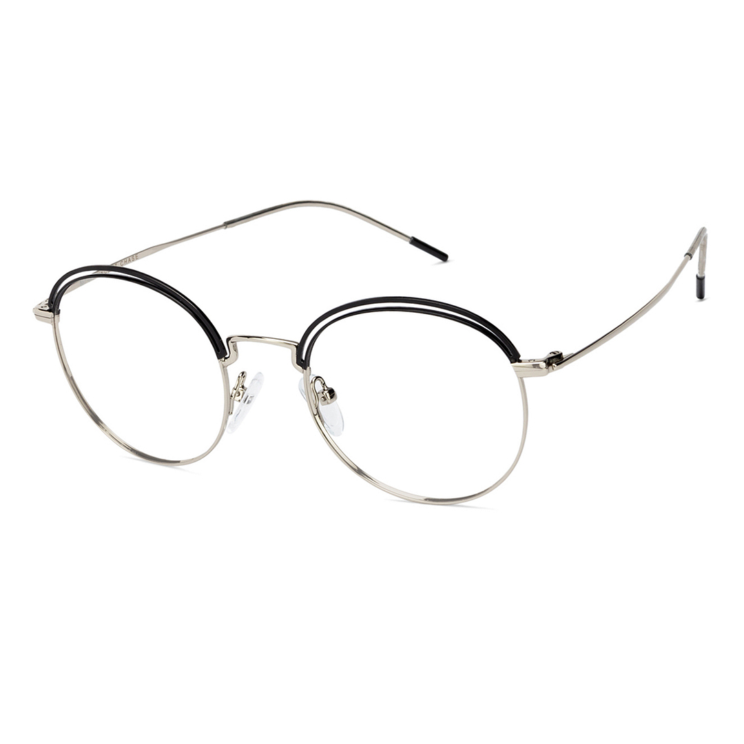 Vincent Chase Online Dark Gunmetal Full Rim Round right side