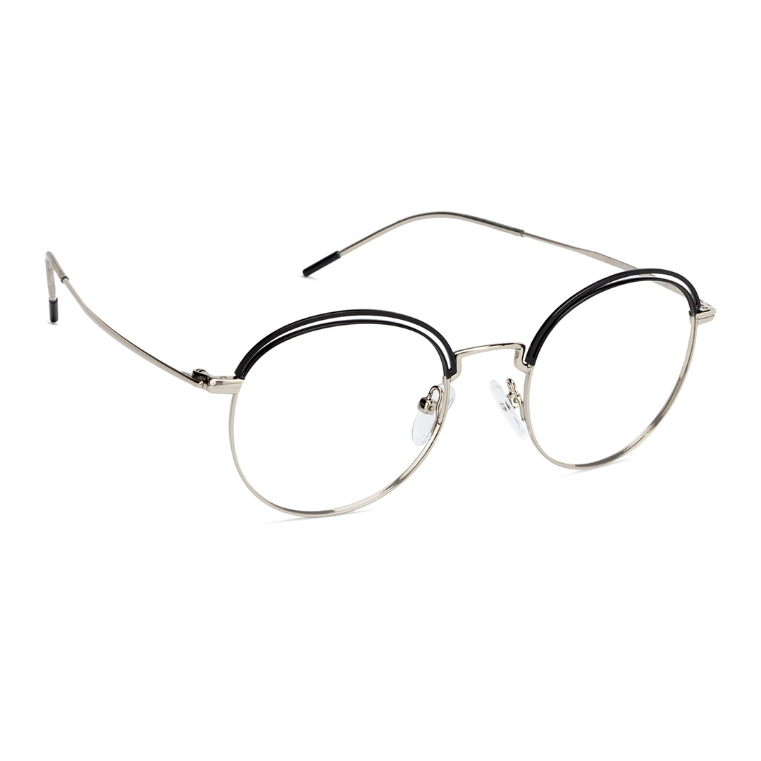 Vincent Chase Online Dark Gunmetal Full Rim Round left side