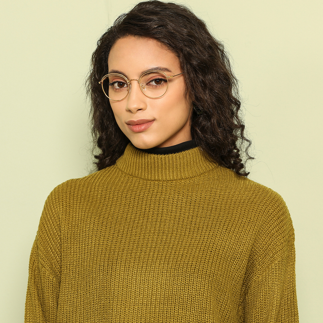 Vincent Chase Online Gold Full Rim Round right side