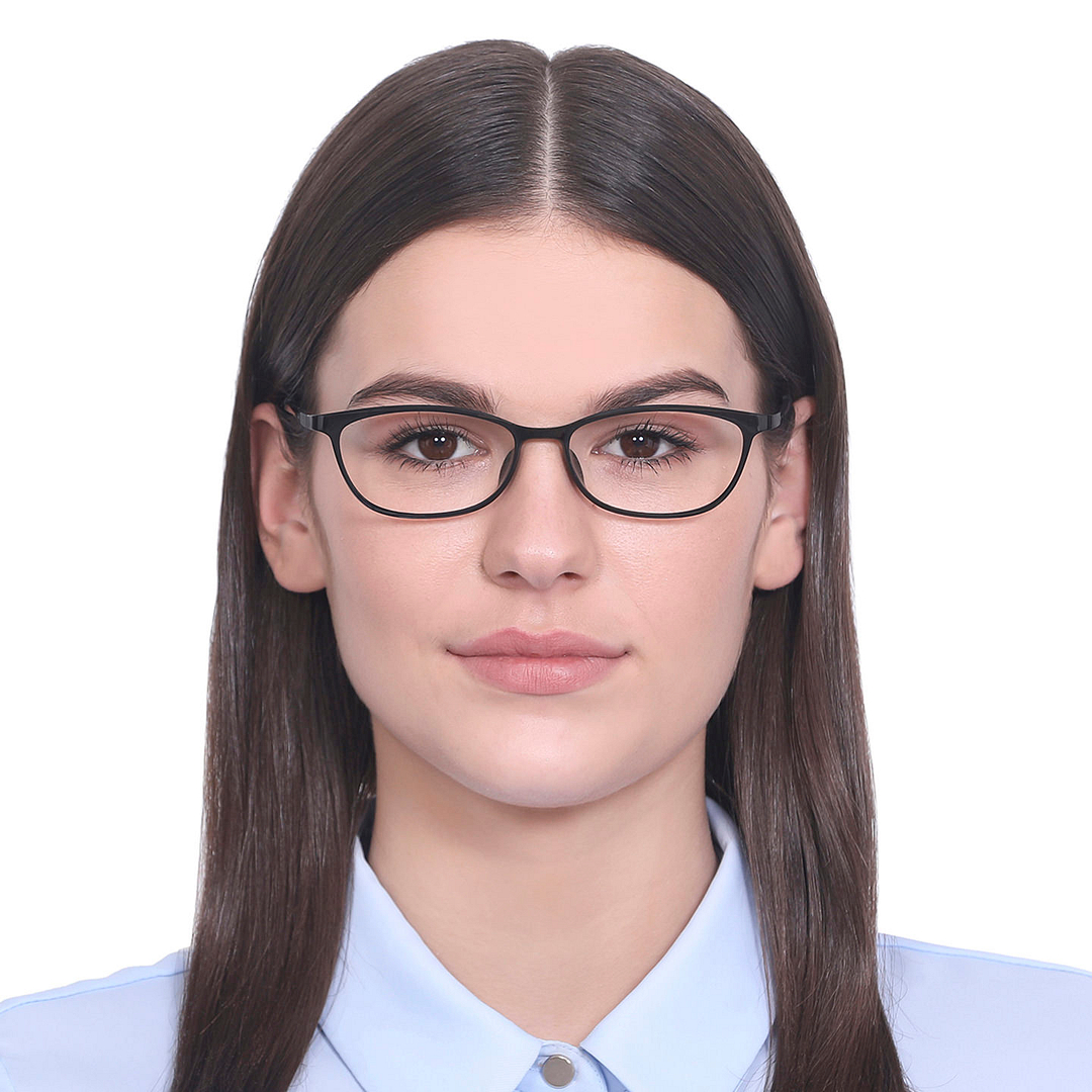 Lenskart Air Online Black Full Rim Cat Eye left side