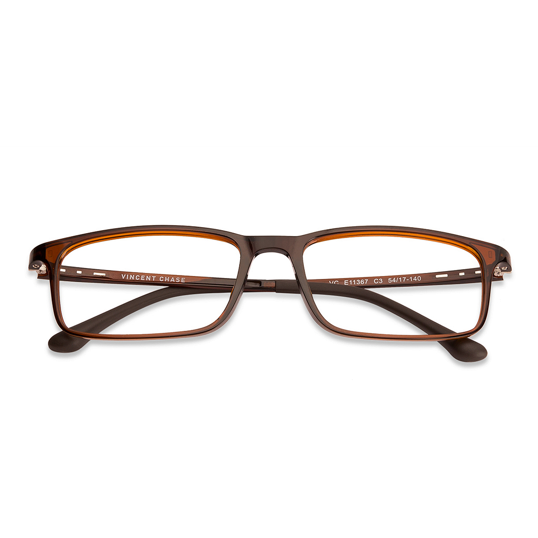 Lenskart Air Online Light Brown Full Rim Rectangle right side