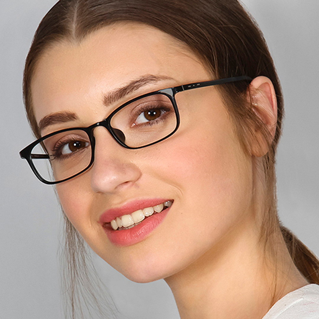 Lenskart Air Online Black Full Rim Rectangle right side