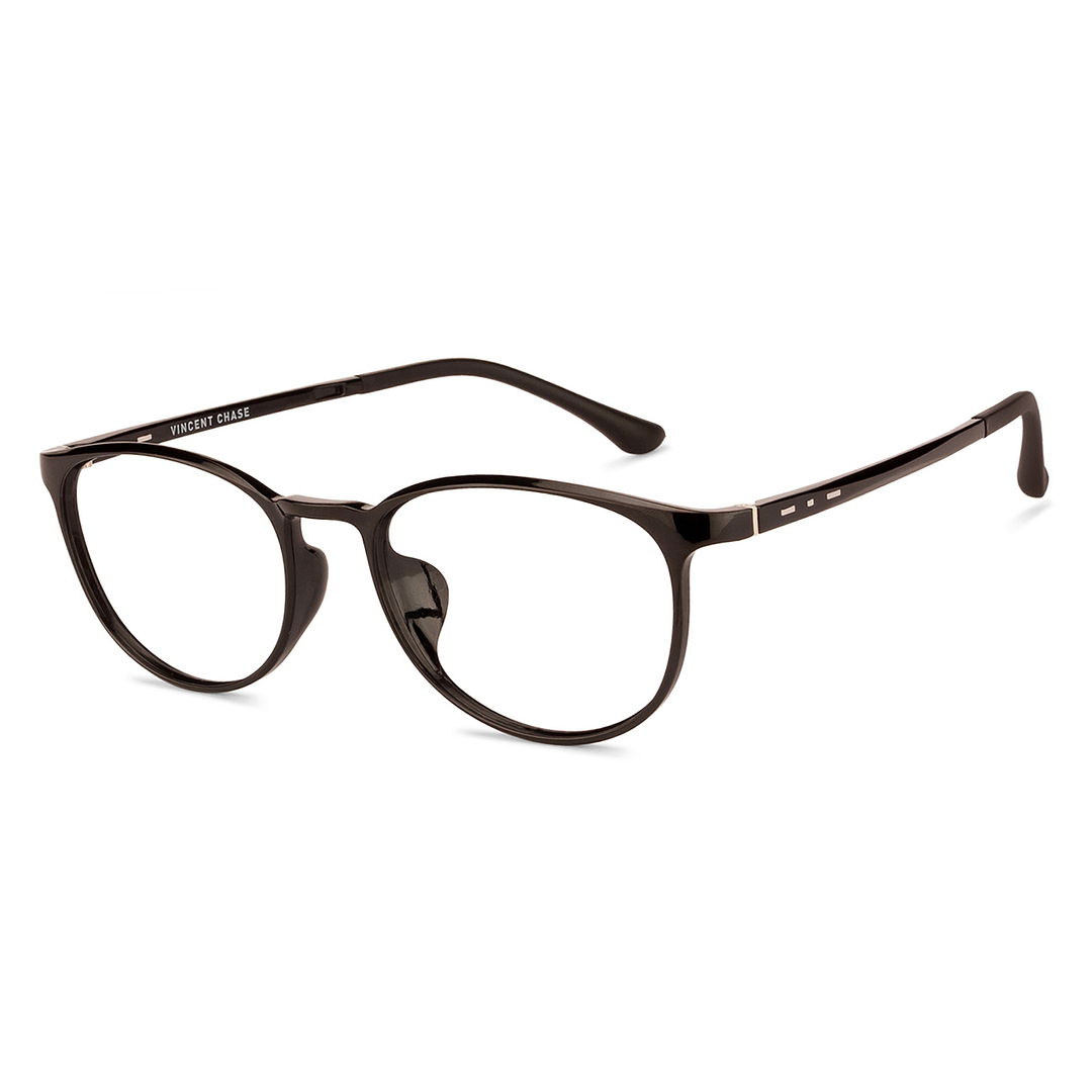 Lenskart Air Online Black Full Rim Round left side