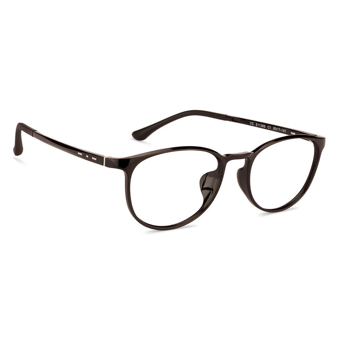 Lenskart Air Online Black Full Rim Round left side