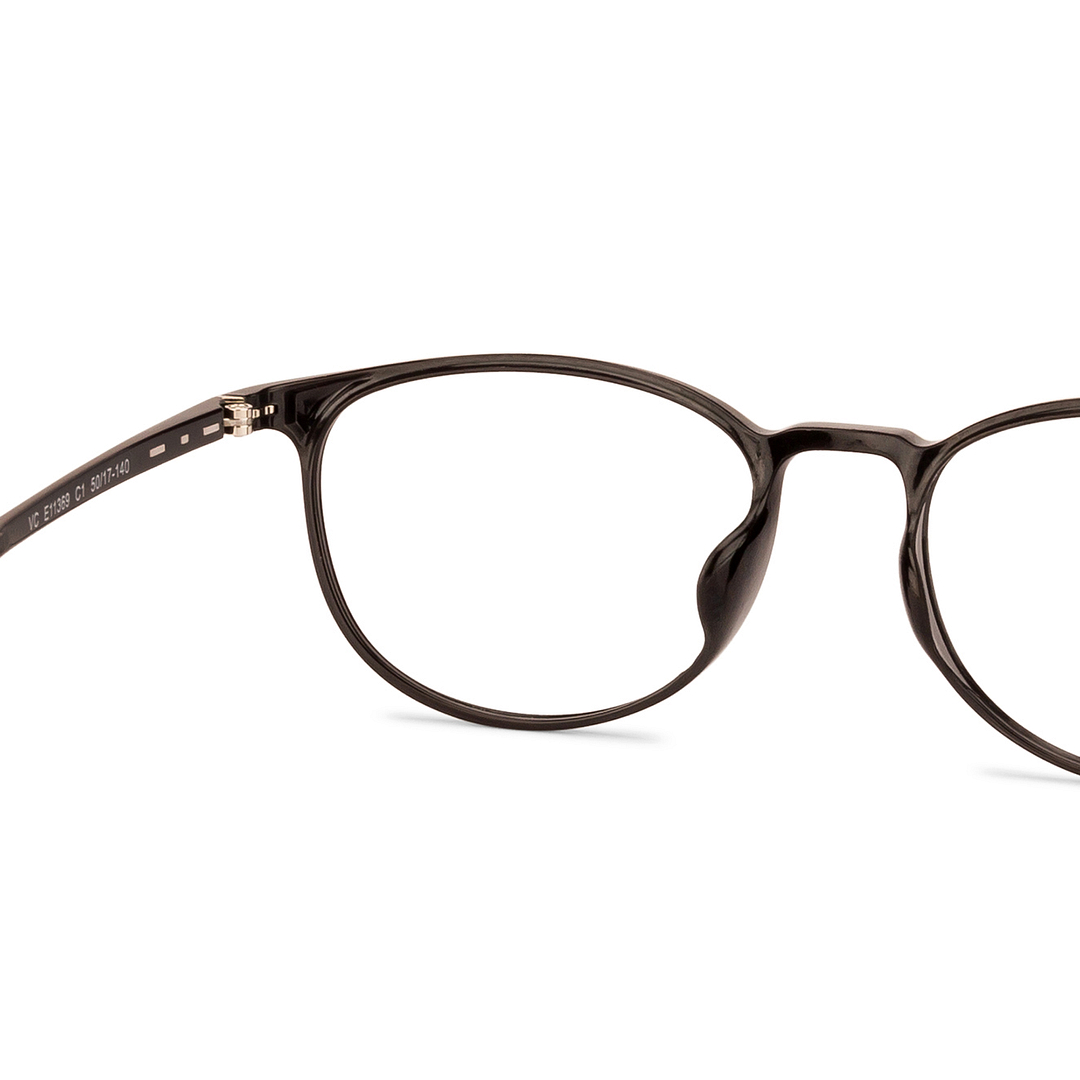 Lenskart Air Online Black Full Rim Round left side