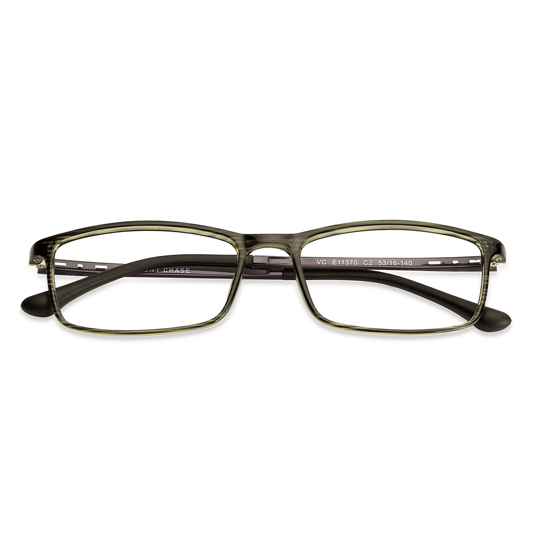 Lenskart Air Online Green Transparent Full Rim Rectangle right side