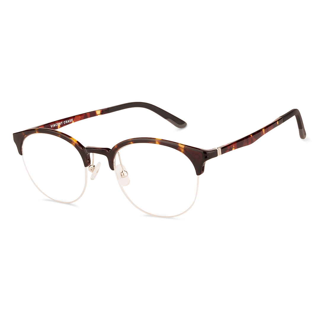 Lenskart Air Online Tortoise Half Rim Round right side
