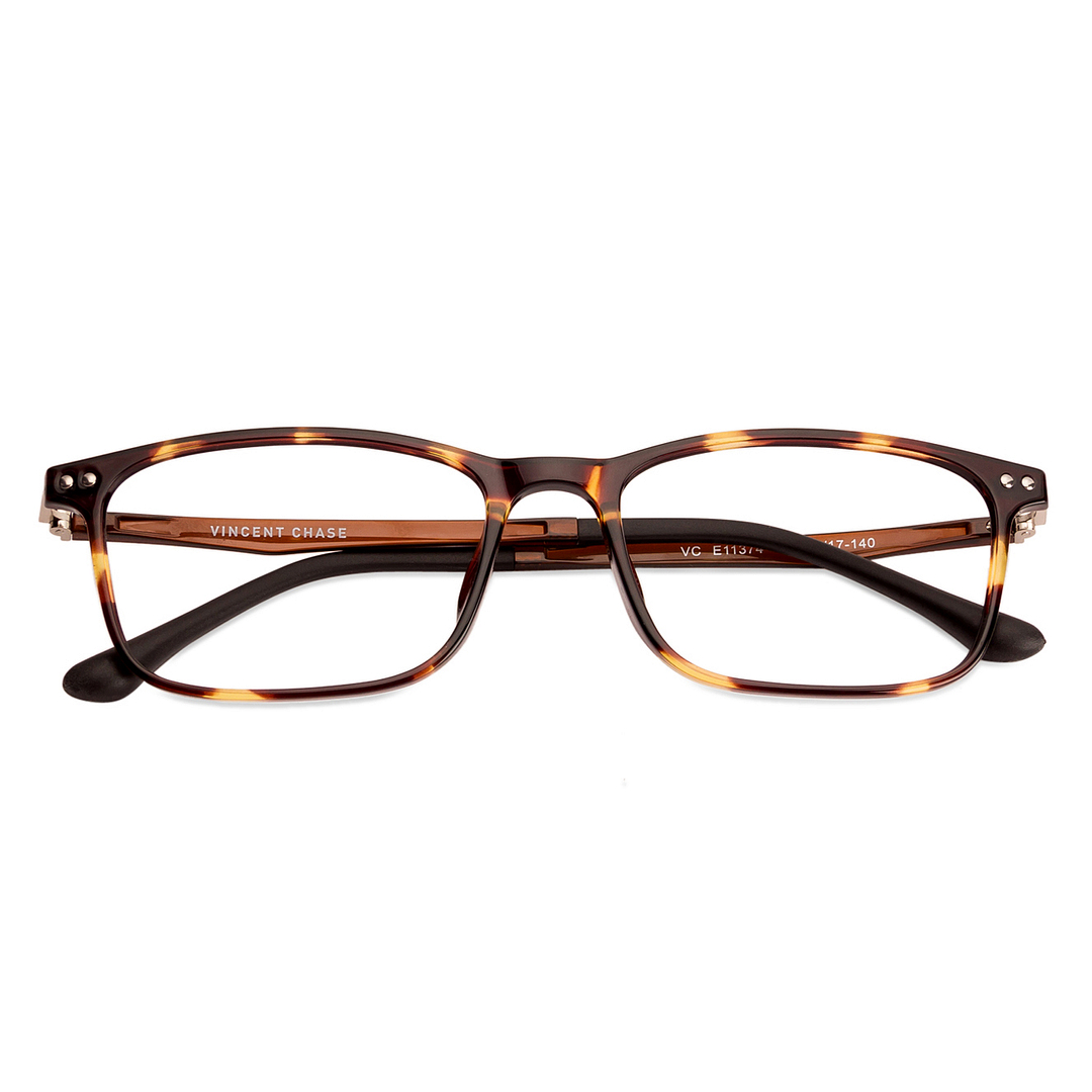Lenskart Air Online Light Brown Full Rim Rectangle left side