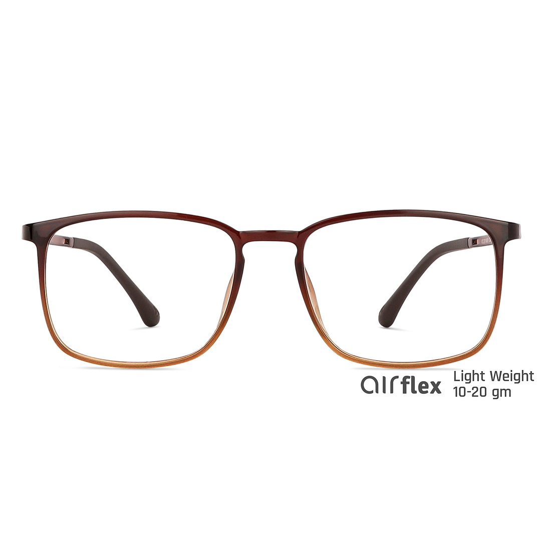 Lenskart Air Online Light Brown Full Rim Square left side
