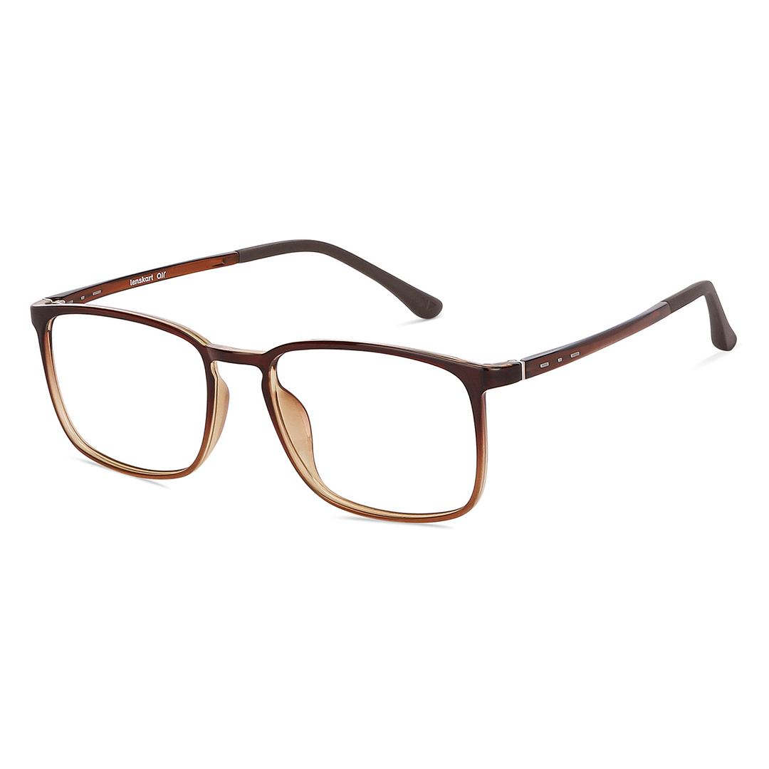 Lenskart Air Online Light Brown Full Rim Square right side