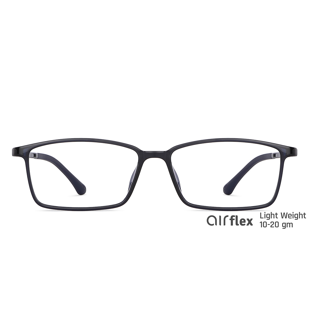 Lenskart Air Online Sky Blue Full Rim Rectangle left side