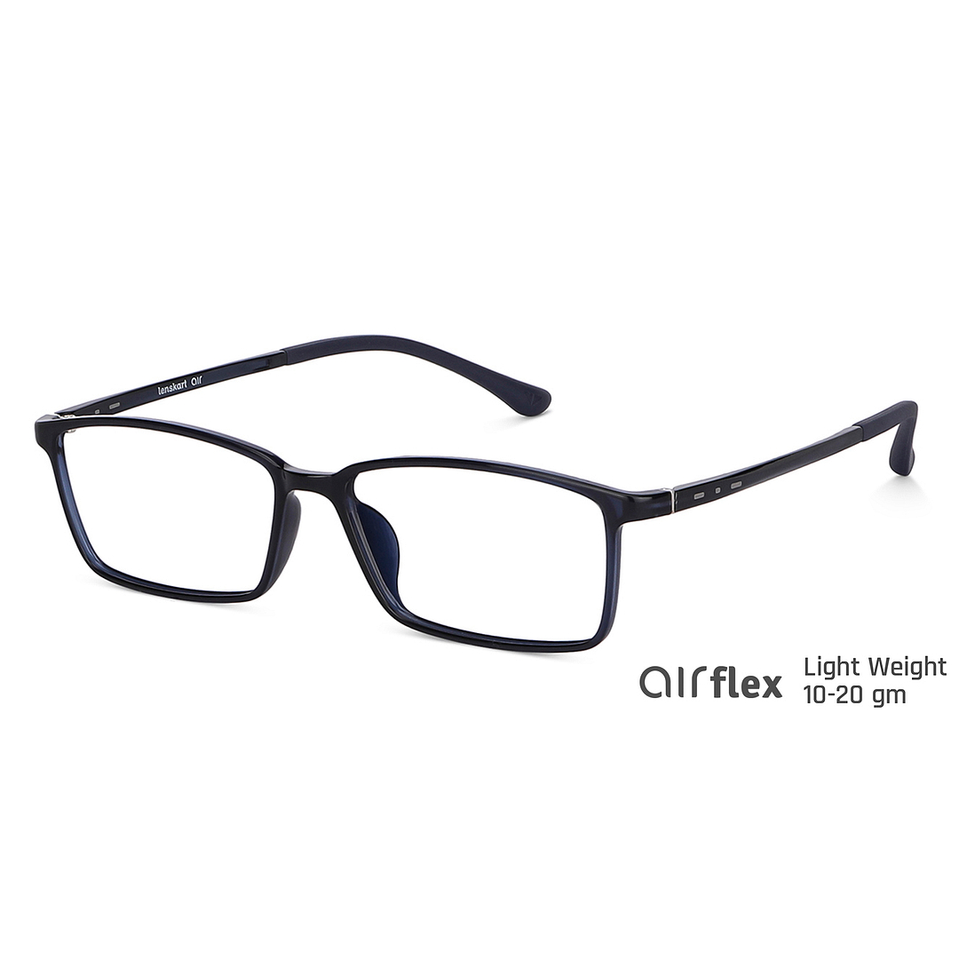 Lenskart Air Online Sky Blue Full Rim Rectangle right side