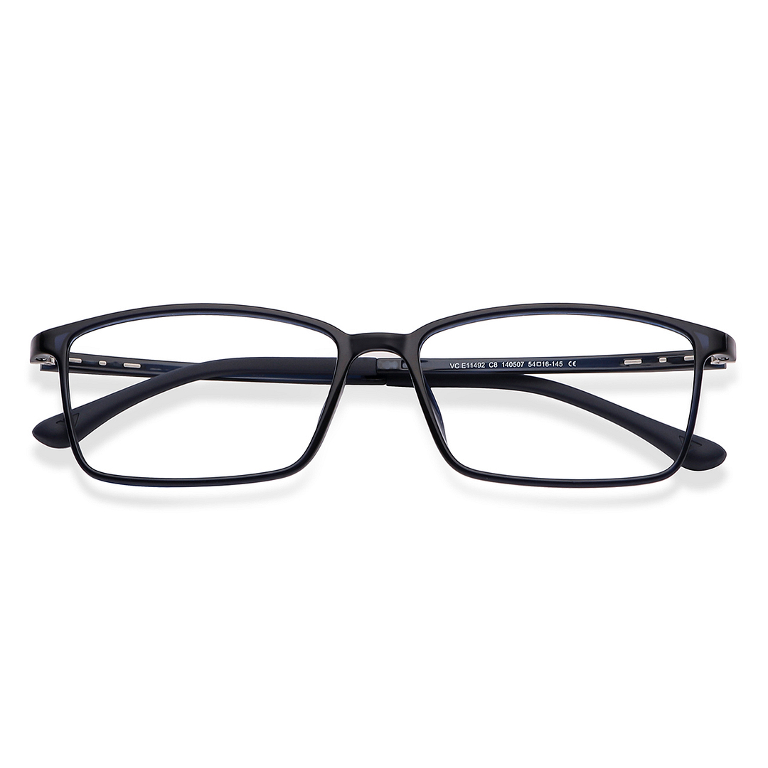 Lenskart Air Online Sky Blue Full Rim Rectangle left side