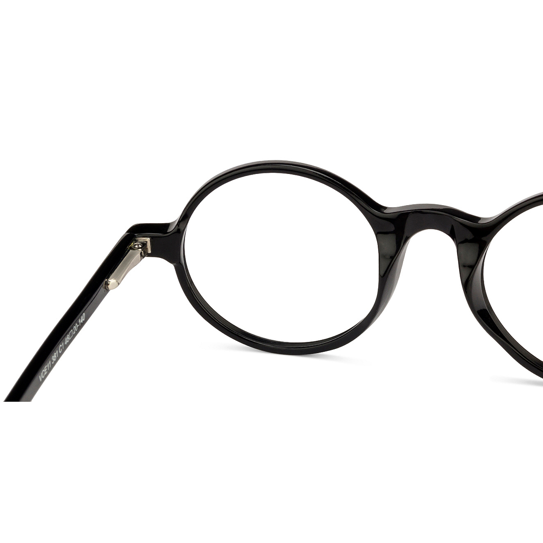 Vincent Chase Online Black Full Rim Round left side