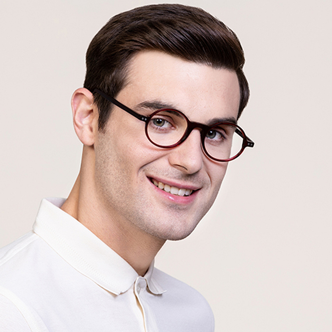 Vincent Chase Online Red Full Rim Round right side