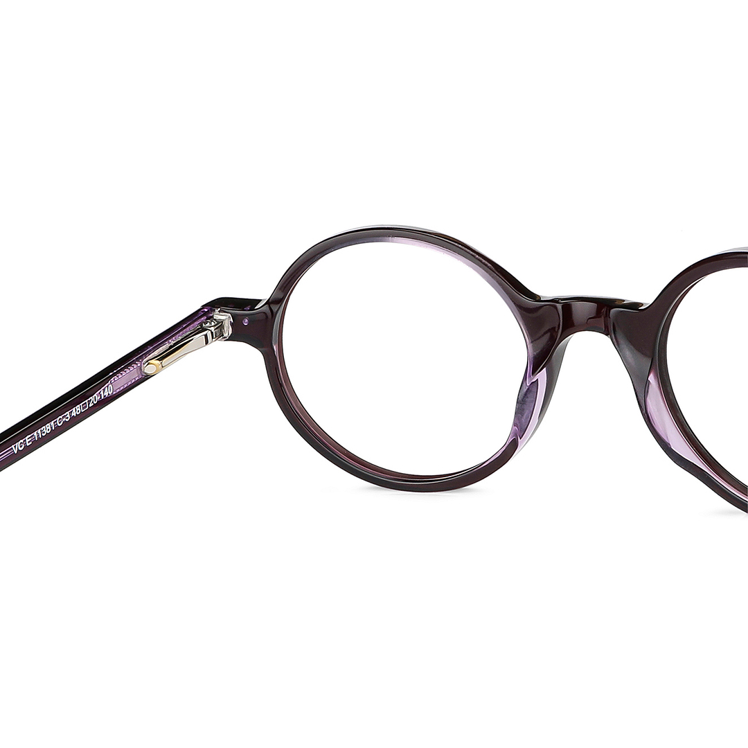 Vincent Chase Online Purple Full Rim Round left side