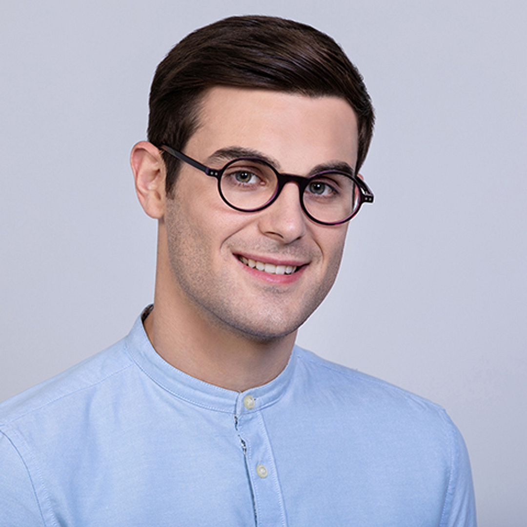 Vincent Chase Online Purple Full Rim Round right side