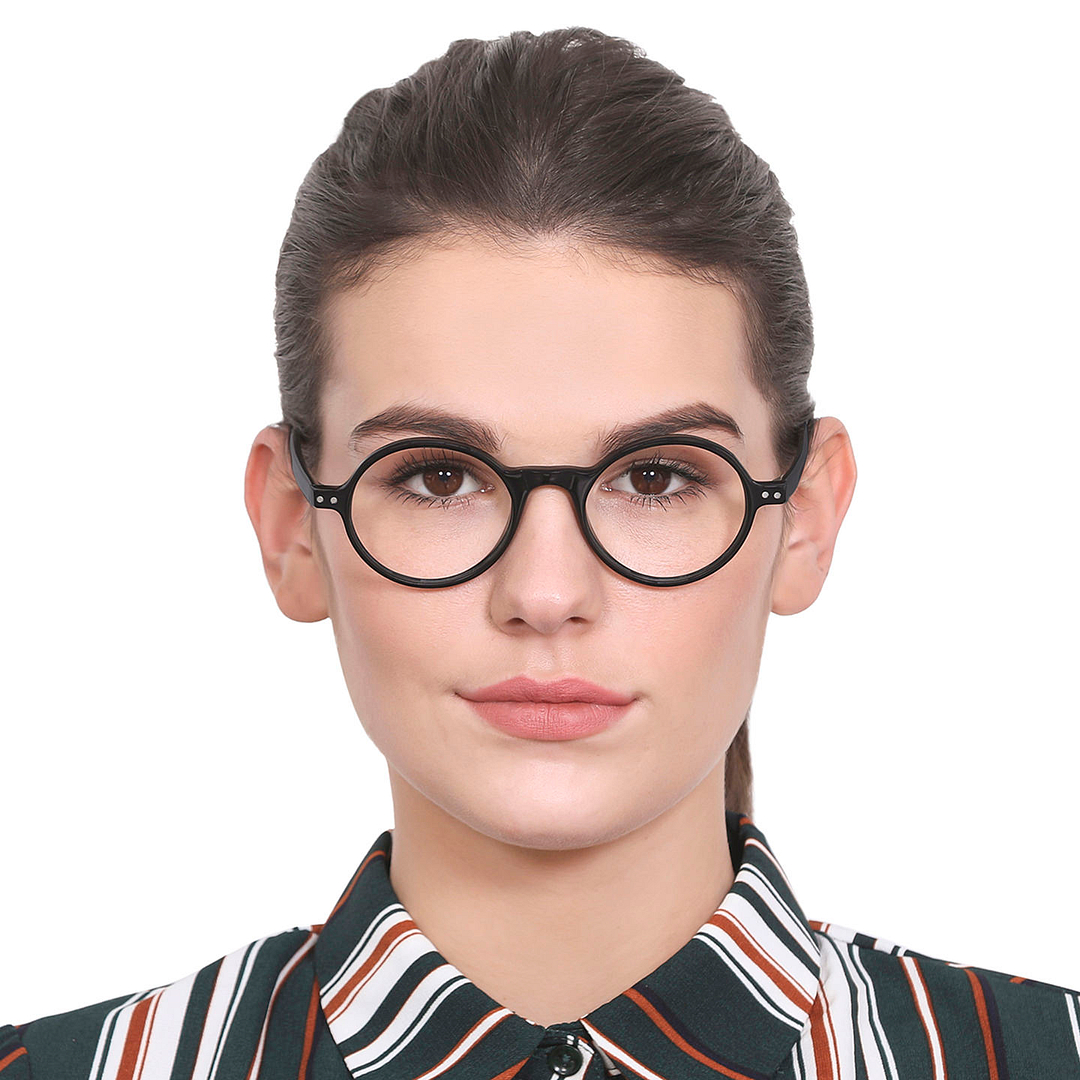 Vincent Chase Online Black Full Rim Round right side