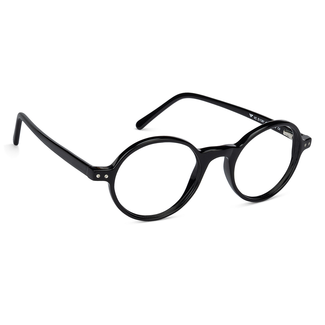 Vincent Chase Online Black Full Rim Round right side