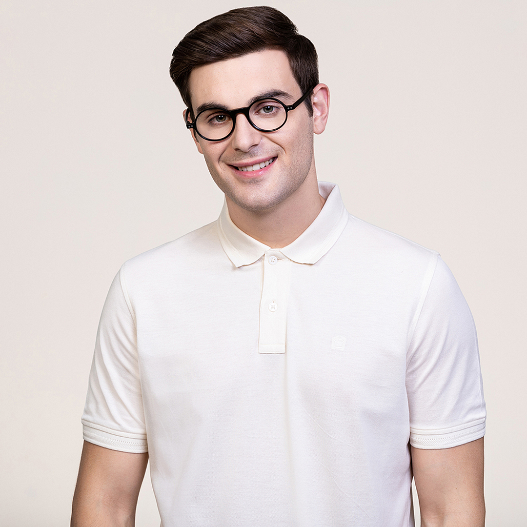 Vincent Chase Online Black Full Rim Round right side