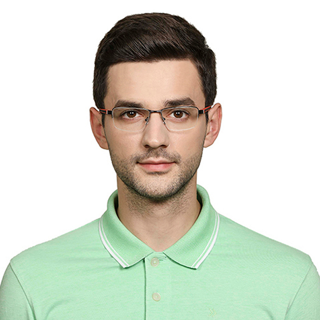 Lenskart Air Online Demi Half Rim Rectangle right side