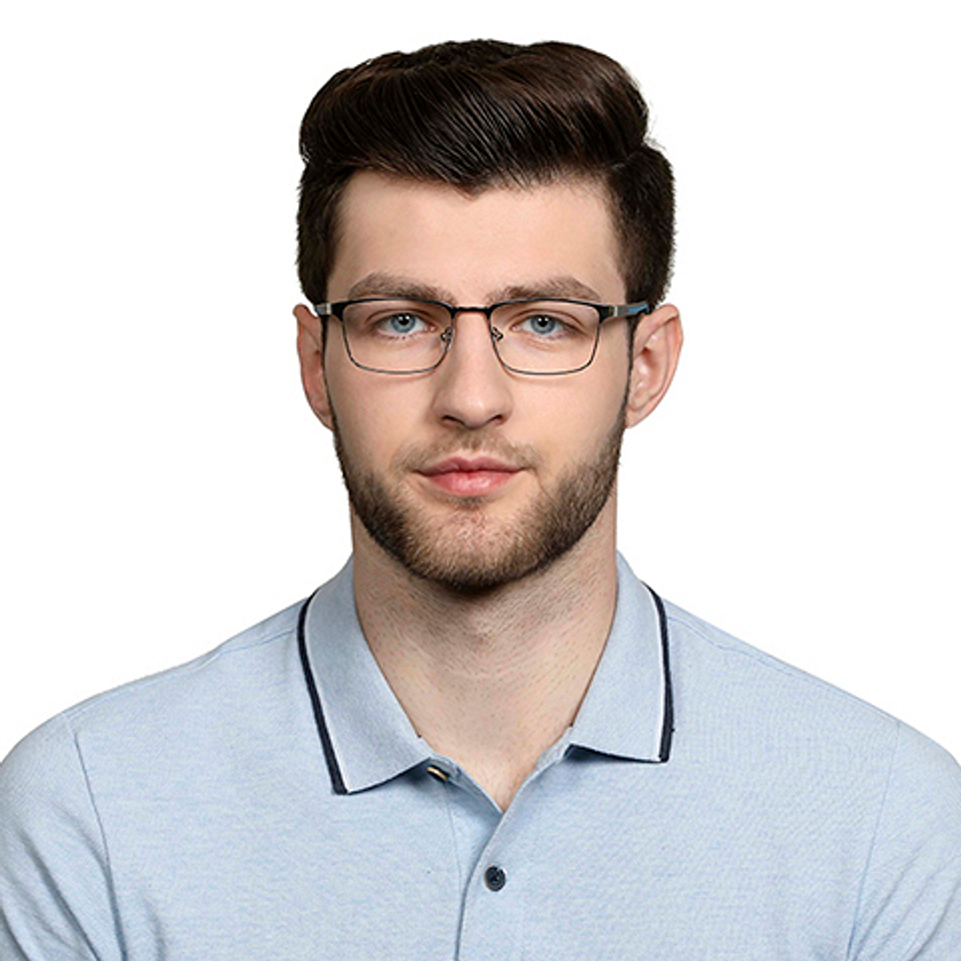 Vincent Chase Online Silver Full Rim Rectangle right side