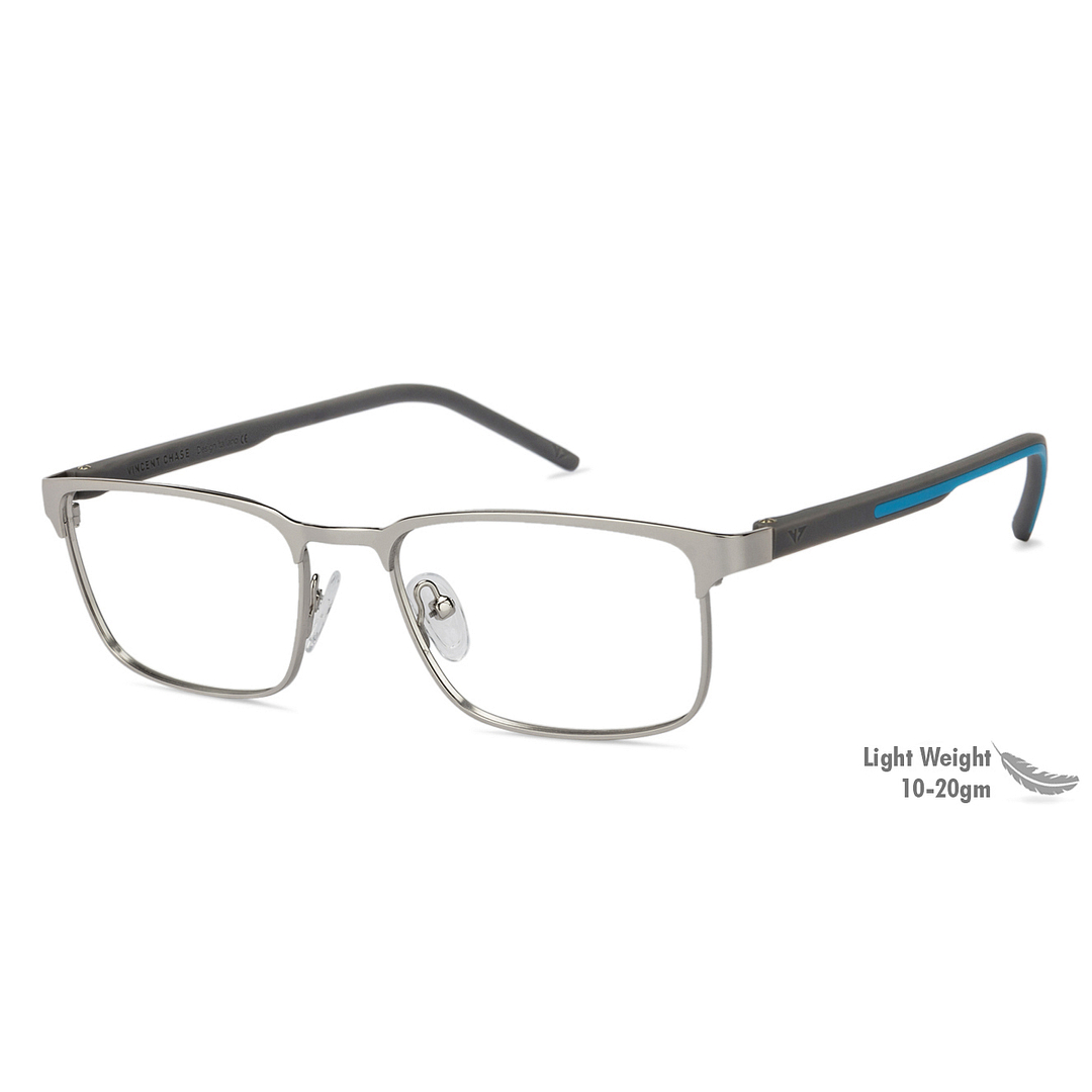 Vincent Chase Online Silver Full Rim Rectangle right side