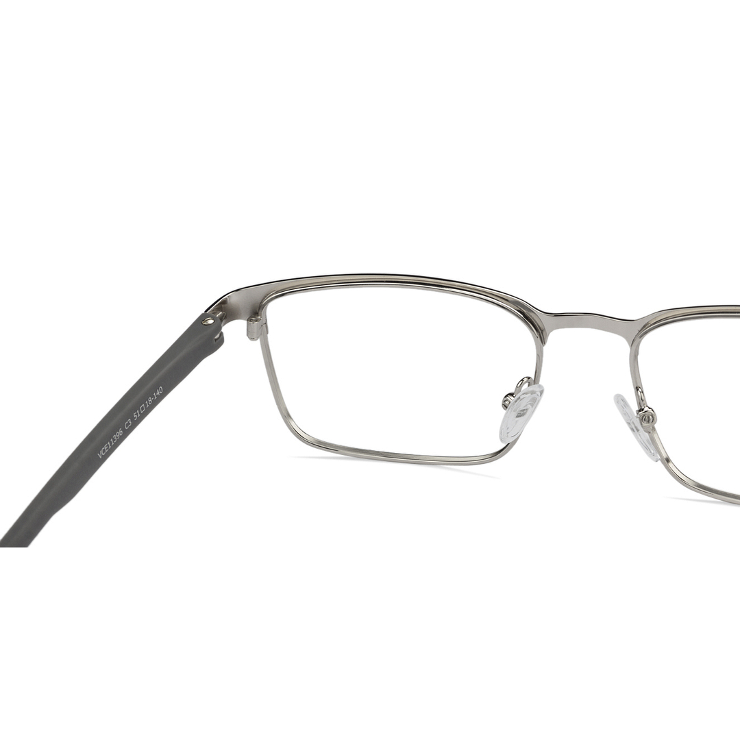 Vincent Chase Online Silver Full Rim Rectangle left side
