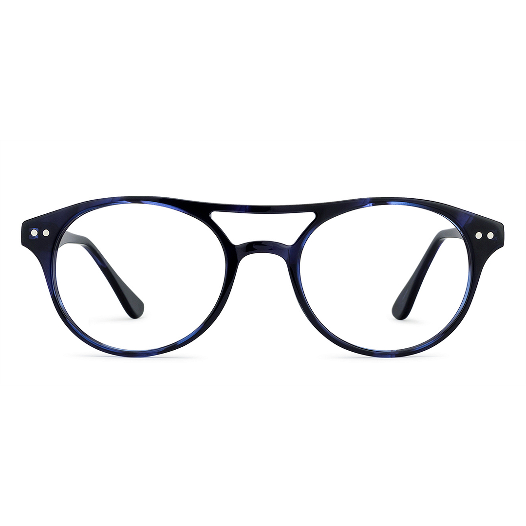 Vincent Chase Online Blue Transparent Full Rim Round left side